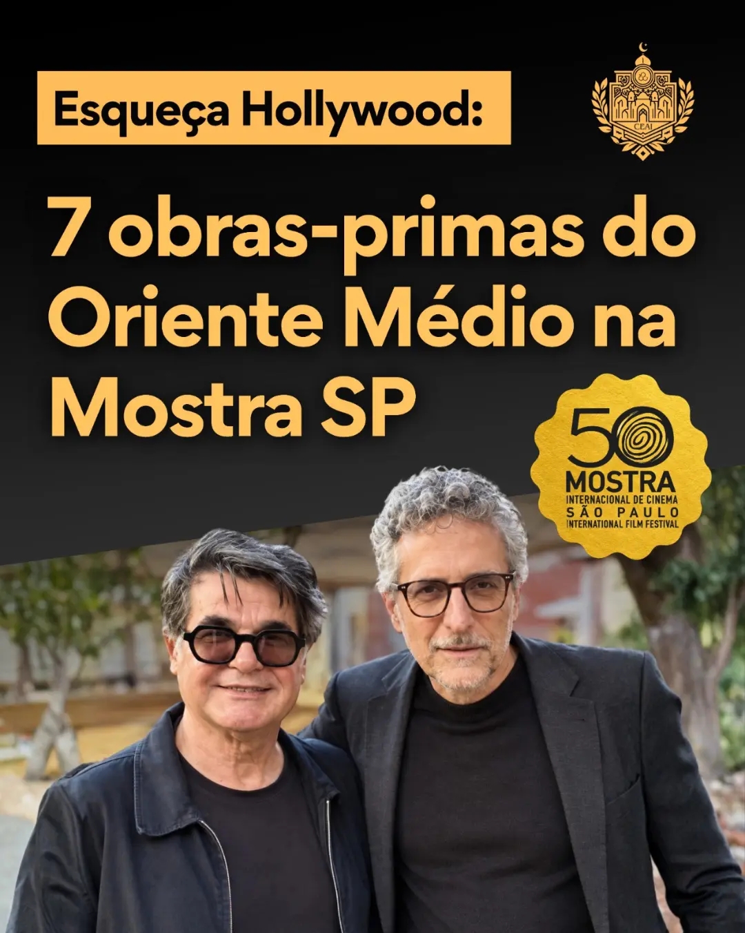 50ª Mostra Internacional de Cinema de São Paulo destaca produções do Oriente Médio e do Norte da África